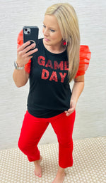 Red/Black Game Day Top