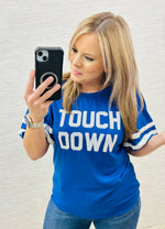 Blue - Touch Down Blouse