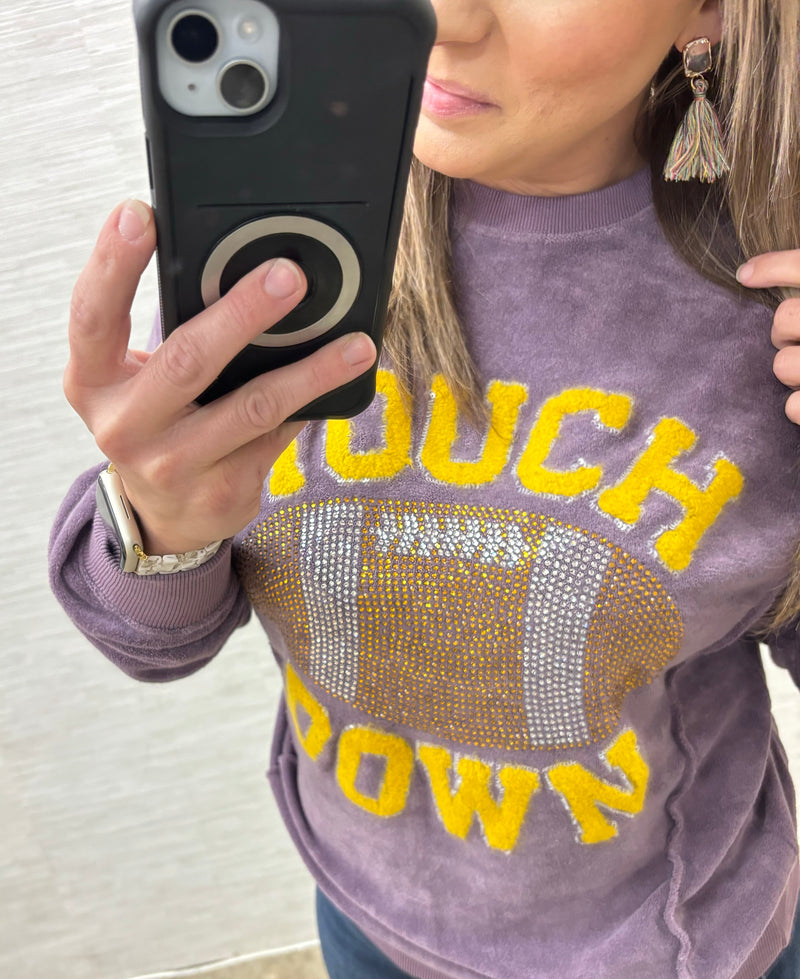 Purple/Yellow Pullover