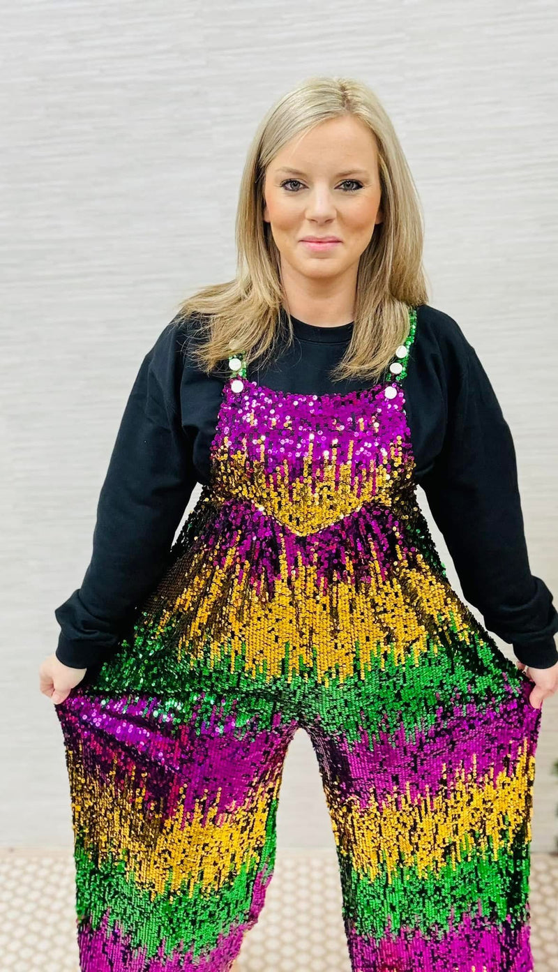 Pre Order Mardi Gras Overalls