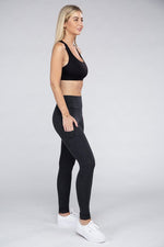 Active Leggings Featuring Concealed Pockets