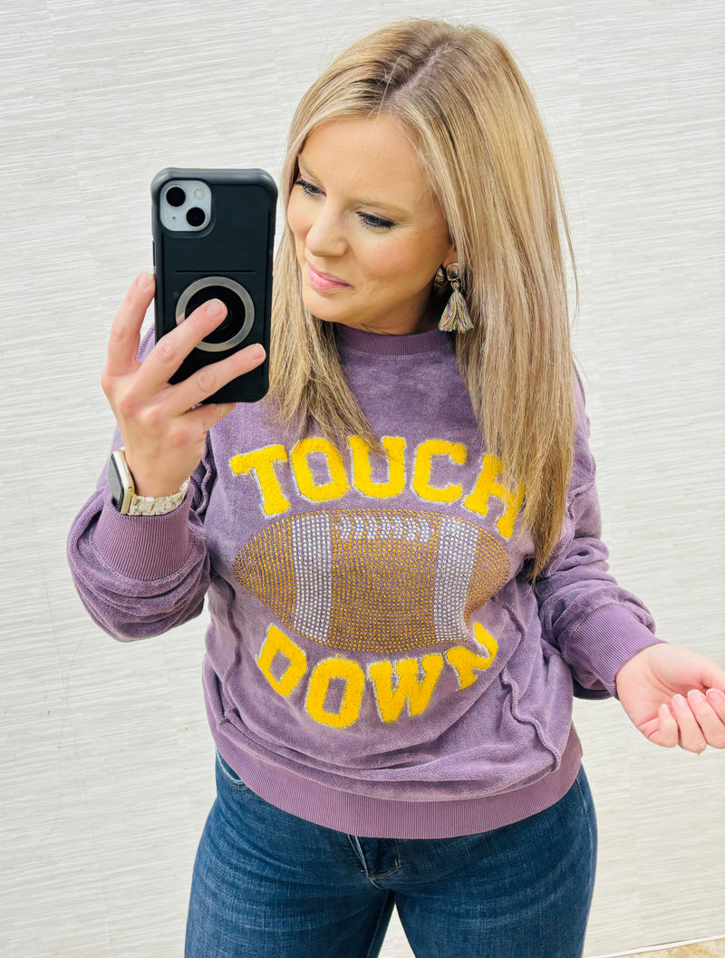 Purple/Yellow Pullover