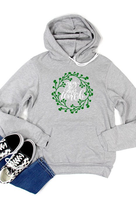 Joy to The World Wreath Hoodie