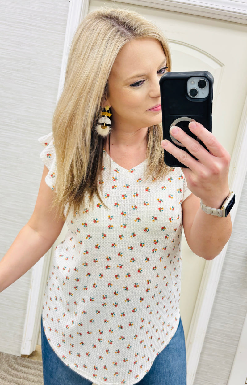 Ivory Ritzy Blouse