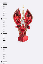 Beading Iconic Crawfish Earrings