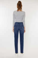 High Rise Slim Straight Jeans