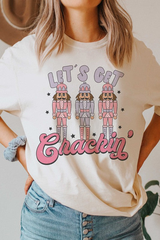 LET'S GET CRACKIN' GRAPHIC TEE