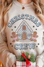 CHRISTMAS CREW GINGERBREAD COOKIES SWEATSHIRT