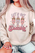 LET'S GET CRACKIN' NUTCRACKER GRAPHIC SWEATSHIRT