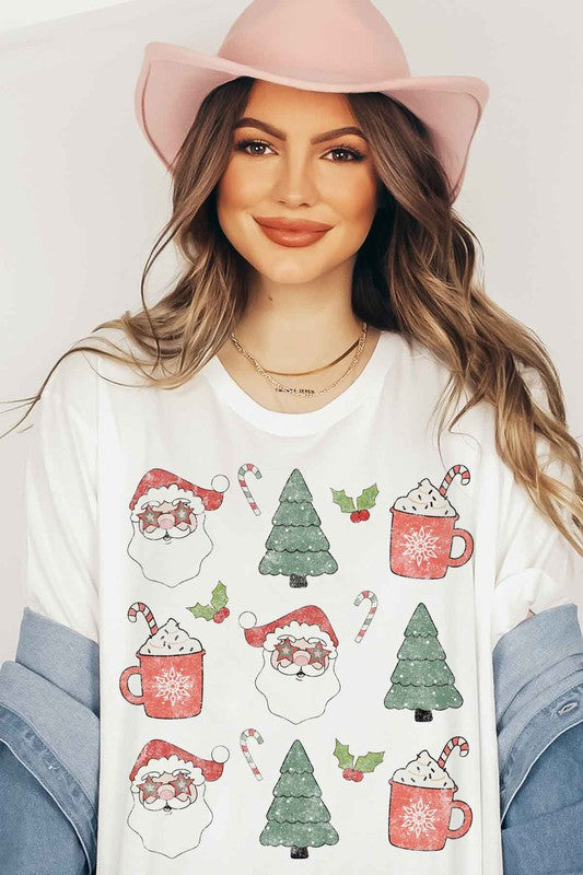 CHRISTMAS GRAPHIC PLUS SIZE TEE / T-SHIRT