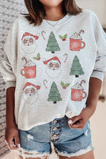 CHRISTMAS COLLECTION GRAPHIC PLUS SIZE SWEATSHIRT