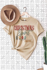 LOADING CHRISTMAS SPIRIT GRAPHIC PLUS SIZE TEE