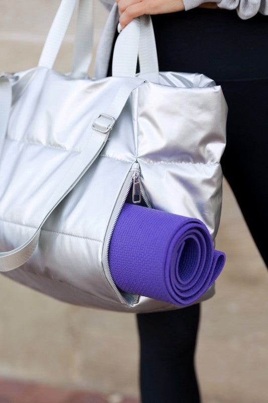 puffer tote bag lululemon Metallic Puffer Tote – ShopCottonBelles