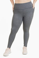 Curvy Tapered Band Essential High Waist Leggings