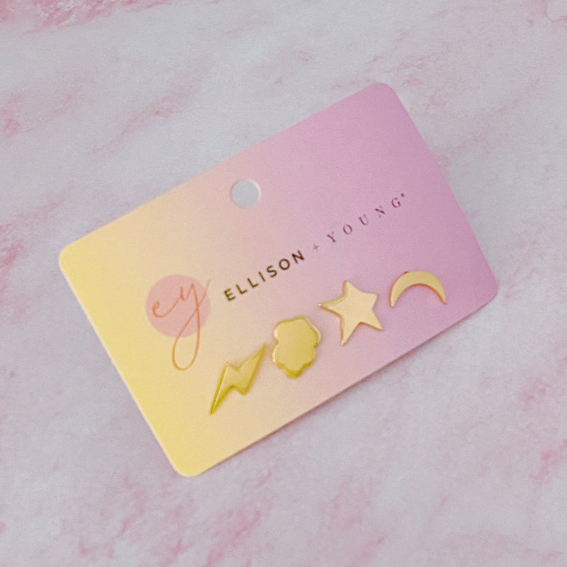 Love The Sky Stud Earrings Set