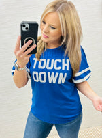 Blue - Touch Down Blouse