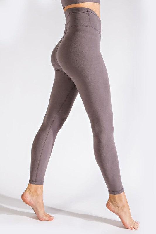 V Waist Full Length Leggings