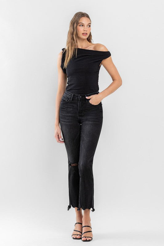 High Rise Ankle Bootcut Jeans