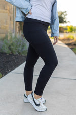 Black FULL LENGTH Leggings with POCKETS