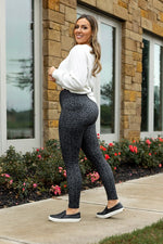 Black Leopard Full Length Leggings