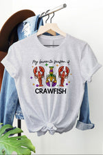 Crawfish, Mardi Gras Graphic Tee