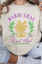 MARDI GRAS SOCIAL CLUB GRAPHIC SWEATSHIRT