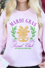 MARDI GRAS SOCIAL CLUB GRAPHIC SWEATSHIRT