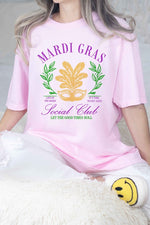 MARDI GRAS SOCIAL CLUB OVERSIZED TEE