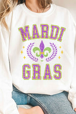 MARDI GRAS PARTY GRAPHIC SWEATSHIRT