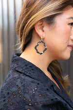 Talia Earrings - Onyx Black