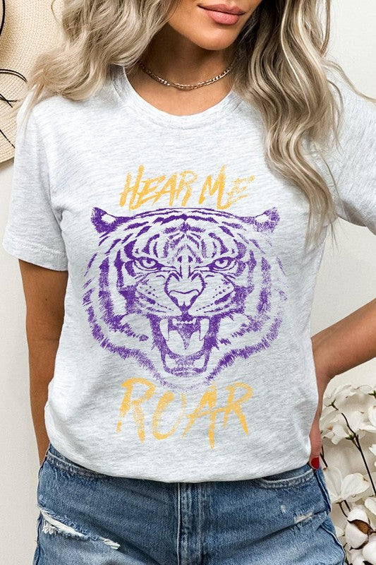 Hear Me Roar Tiger Graphic Tee