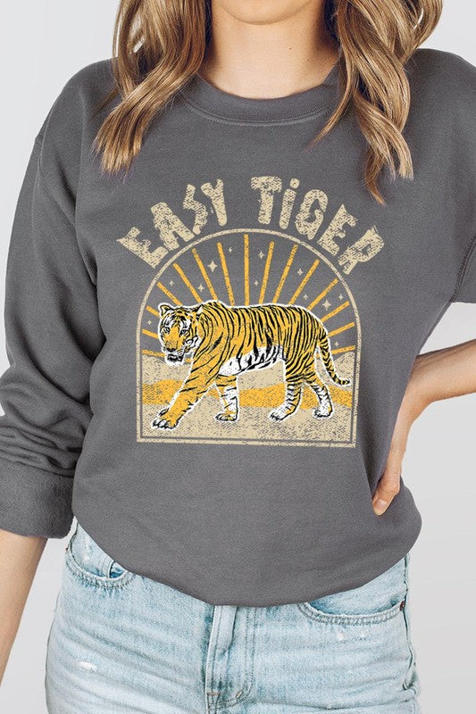 Easy Tiger Graphic Fleece Sweatshirts