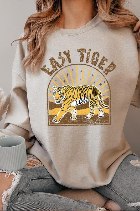 Easy Tiger Graphic Fleece Sweatshirts