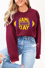 Game Day Football Graphic Fleece Sweatshirts