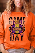 Game Day with Football Graphic Fleece Sweatshirts