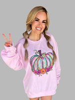 Bright Pumpkin Crewneck Plus Size