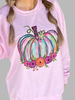 Bright Pumpkin Crewneck Plus Size