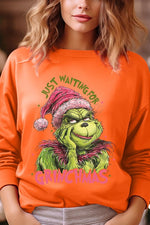 Just Waiting For Grinchmas Fleece Sweatshirts