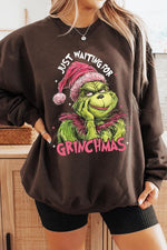 Just Waiting For Grinchmas Fleece Sweatshirts