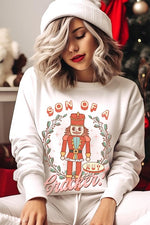 Son Of A Nutcracker Graphic Fleece Sweatshirts