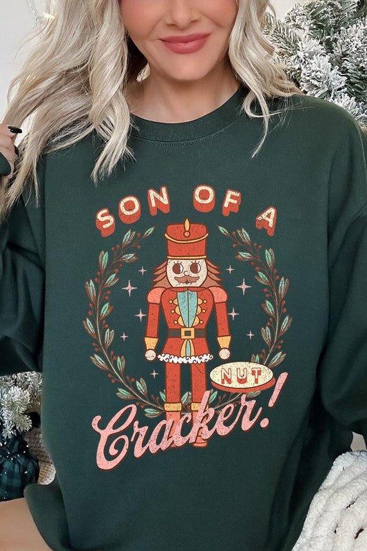 Son Of A Nutcracker Graphic Fleece Sweatshirts