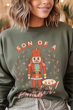 Son Of A Nutcracker Graphic Fleece Sweatshirts