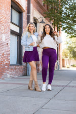 The Bailey Purple Skort