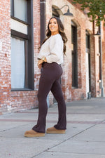 The Brandy Brown Flare with Pockets