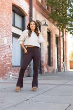 The Brandy Brown Flare with Pockets