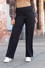 The Brooke Black Wide Leg Full Length with Pockets