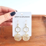 Layla Earrings - Gold Flake