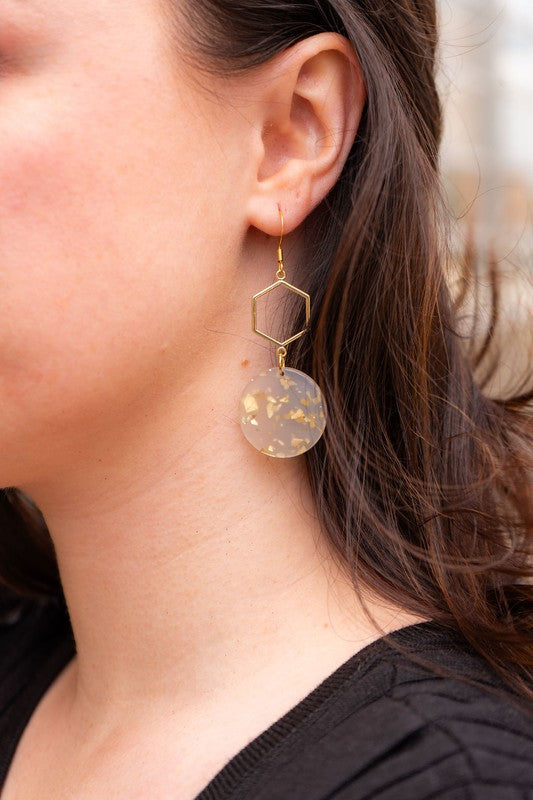 Layla Earrings - Gold Flake