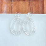 Sloan Earrings - Silver Foil