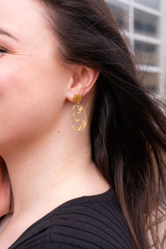 Lexi Earrings - Gold Foil